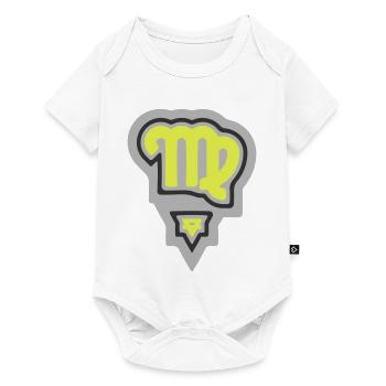 Tierkreis, Stammes-Virgo und Erde - Baby Premium Kurzarmbody - Weiß - Vorne