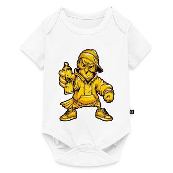 Graffiti Dove Character - Baby Premium short-sleeve bodysuit - white - Front