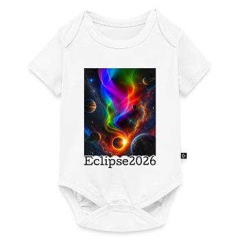 Nebula Neon Eclipse 2026 édition limitée - Body à manches courtes Premium Bébé - blanc - Devant