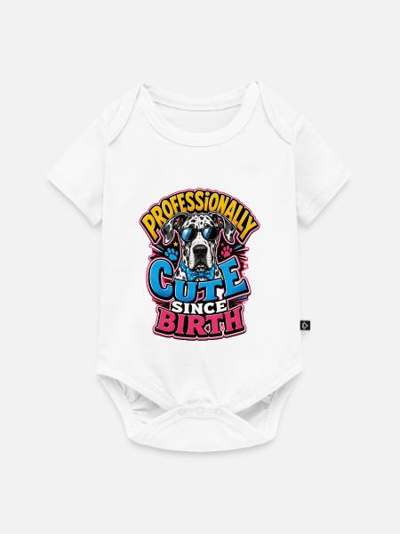 Dalmatiner - Baby Premium Kurzarmbody - Weiß