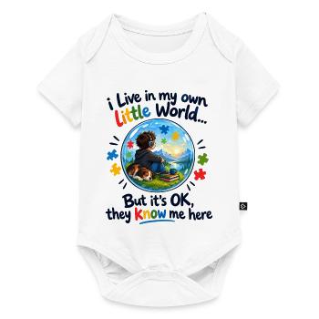 Eigene Kleine Welt - Baby Premium Kurzarmbody - Weiß - Vorne