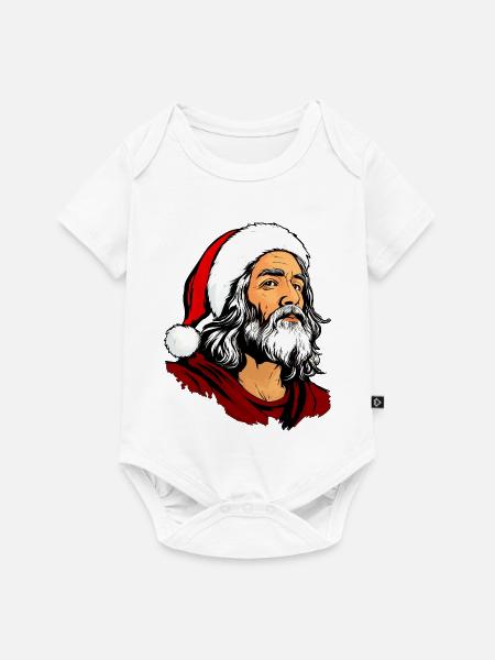 Weihnachten Jesu - Baby Premium Kurzarmbody - Weiß