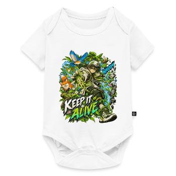 Hobbys und Leidenschaften× Ökologie und Schutz der... - Baby Premium Kurzarmbody - Weiß - Vorne