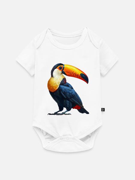 Tukan - Baby Premium Kurzarmbody - Weiß