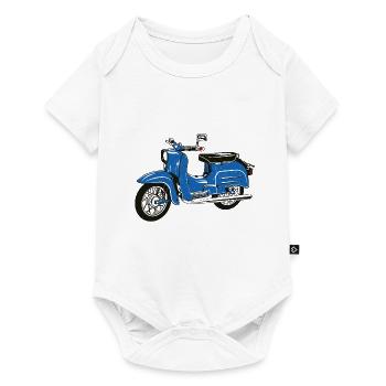 Deux horloge DDR Simson Schwalbe - Body à manches courtes Premium Bébé - blanc - Devant