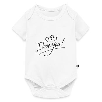 I love you - Baby Premium short-sleeve bodysuit - white - Front
