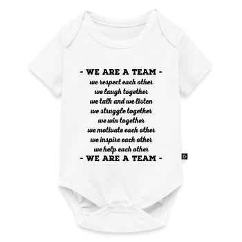 team - Baby Premium short-sleeve bodysuit - white - Front