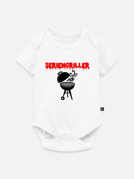 seriengriller grill grillen griller - Baby Premium Kurzarmbody - Weiß