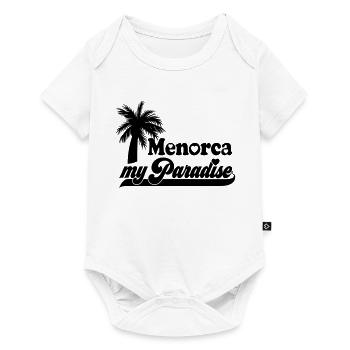 Color changeable | Menorca my Paradise - Baby Premium short-sleeve bodysuit - white - Front