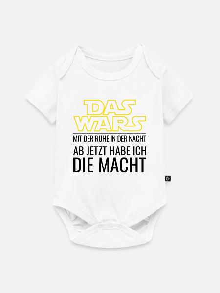Das wars mit der Ruhe in der Nacht / Geburt Baby - Baby Premium Kurzarmbody - Weiß