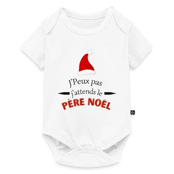 J'peux j'attends le père noël - Body à manches courtes Premium Bébé - blanc - Devant