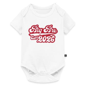 Big Bro Est 2026 - Baby Premium short-sleeve bodysuit - white - Front