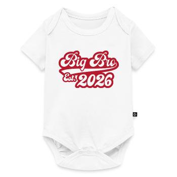 Big Bro Est 2026 - Baby Premium short-sleeve bodysuit - white - Front