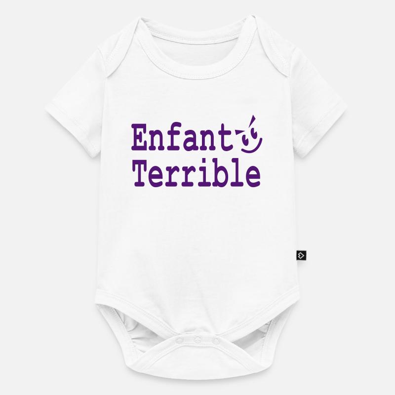 enfant terrible - Body à manches courtes Premium Bébé - blanc