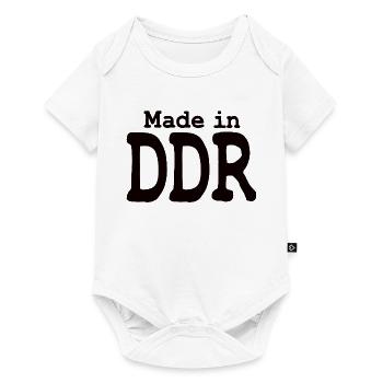 ddr allemagne orientale est ossi moped saxe - Body à manches courtes Premium Bébé - blanc - Devant