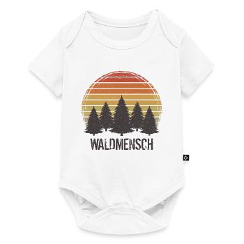 Wald Mensch Bäume Baum Waldliebhaber Waldmensch - Baby Premium Kurzarmbody - Weiß - Vorne