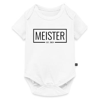 Meister Est. 2024 - Baby Premium Kurzarmbody - Weiß - Vorne