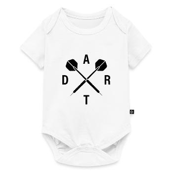 Dart Darts - Baby Premium Kurzarmbody - Weiß - Vorne