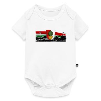 Augsburg Rosenau - Baby Premium Kurzarmbody - Weiß - Vorne