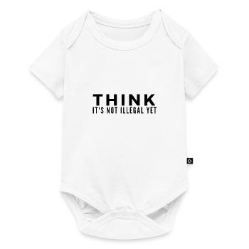 Think Its Besoin illégal Yet drôle de cadeau - Body à manches courtes Premium Bébé - blanc - Devant