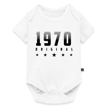 | changeable de couleur Original 1970 Année de naissance - Body à manches courtes Premium Bébé - blanc - Devant