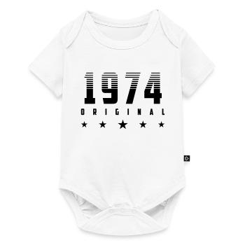 | changeable de couleur Original 1974 Année de naissance - Body à manches courtes Premium Bébé - blanc - Devant