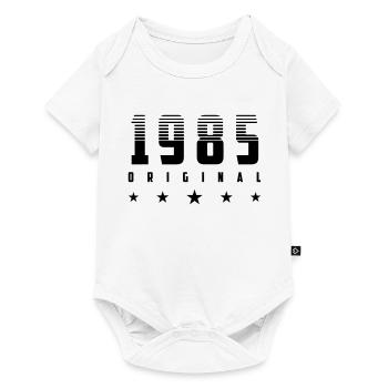 Original 1985 Année de naissance | | changeable de couleur - Body à manches courtes Premium Bébé - blanc - Devant