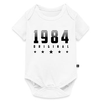 Original 1984 Année de naissance | | changeable de couleur - Body à manches courtes Premium Bébé - blanc - Devant
