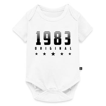 Original 1983 Year of birth | Color changeable | - Baby Premium short-sleeve bodysuit - white - Front