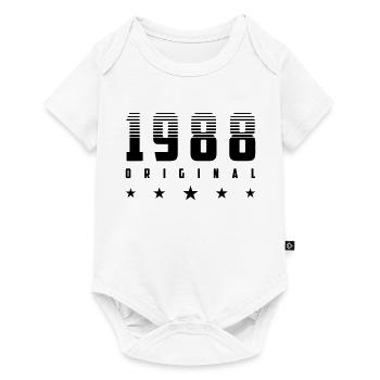 Original 1988 Année de naissance | | changeable de couleur - Body à manches courtes Premium Bébé - blanc - Devant