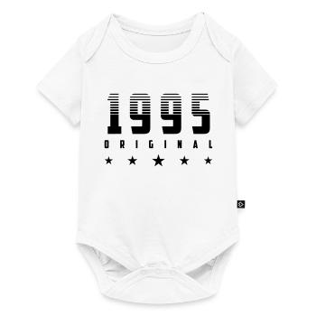 Original 1995 Année de naissance | Couleur changeante | - Body à manches courtes Premium Bébé - blanc - Devant