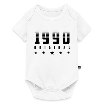 Original 1990 Year of birth | Color changeable | - Baby Premium short-sleeve bodysuit - white - Front