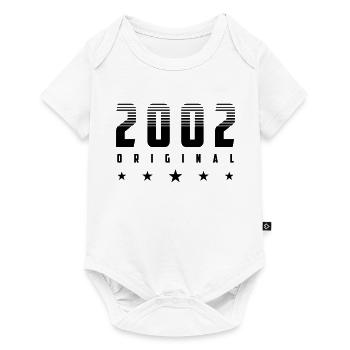 Original 2002 Année de naissance | Couleur modifiable - Body à manches courtes Premium Bébé - blanc - Devant