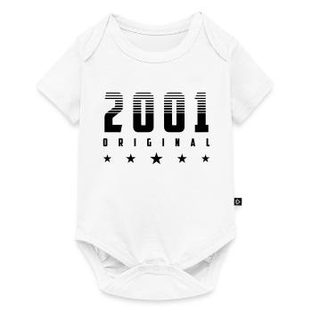 Original 2001 Year of birth | Color changeable - Baby Premium short-sleeve bodysuit - white - Front