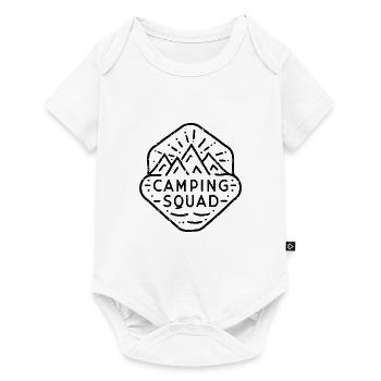 Camping squad matching family friends camp trip - Baby Premium short-sleeve bodysuit - white - Front