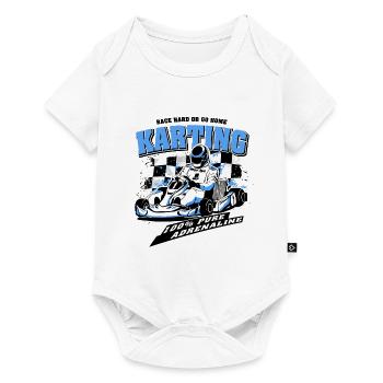 GoKart - Karting - Kart - Go Kart - Body à manches courtes Premium Bébé - blanc - Devant