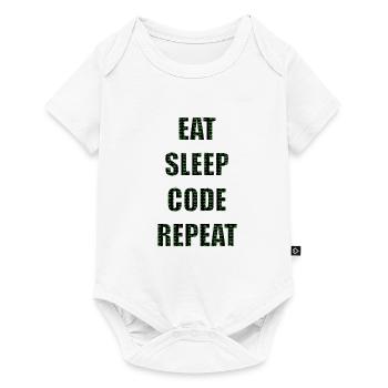 Programmeurs Programmation Code - Body à manches courtes Premium Bébé - blanc - Devant