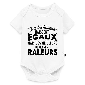 les meilleurs Raleurs - Body à manches courtes Premium Bébé - blanc - Devant