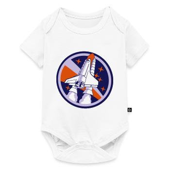 Spaceshuttle start - Baby Premium short-sleeve bodysuit - white - Front
