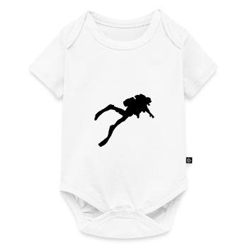 Diver - Baby Premium short-sleeve bodysuit - white - Front