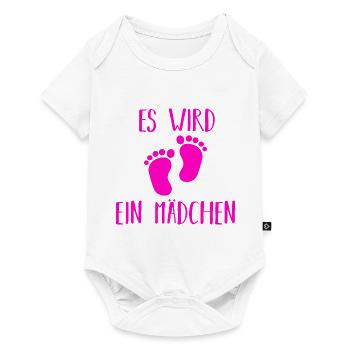 Ce sera Une fille ! Grossesse Idée cadeau - Body à manches courtes Premium Bébé - blanc - Devant