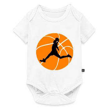 Idée cadeau basket - 14 SO - Body à manches courtes Premium Bébé - blanc - Devant