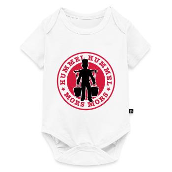 01 Hummel Hummel Mors Mors Hamburg - Baby Premium Kurzarmbody - Weiß - Vorne
