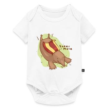 Super mole - Baby Premium short-sleeve bodysuit - white - Front