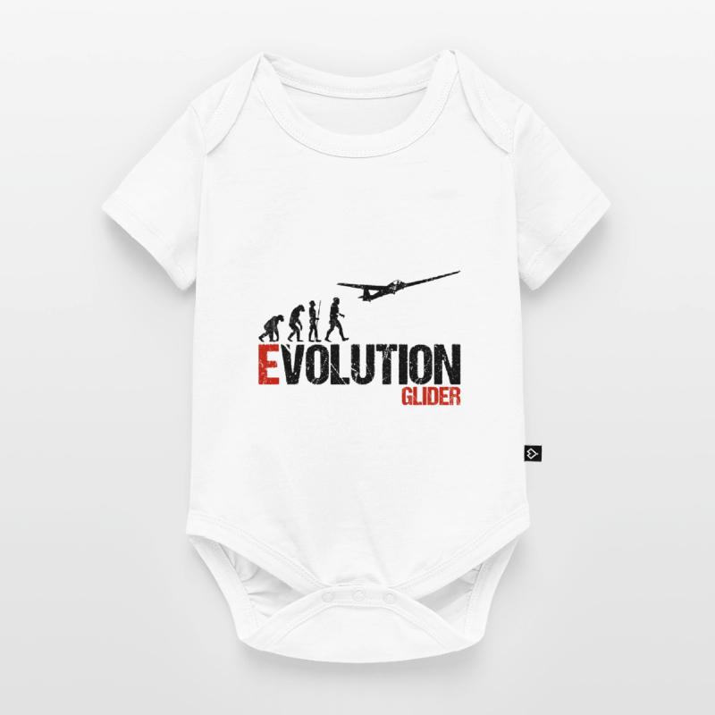 Glider Glider Glider Evolution Funny Baby Premium short-sleeve bodysuit
