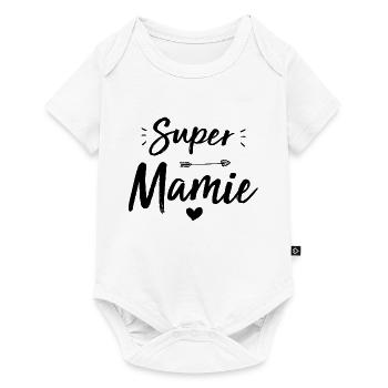 Super mamie - Body à manches courtes Premium Bébé - blanc - Devant