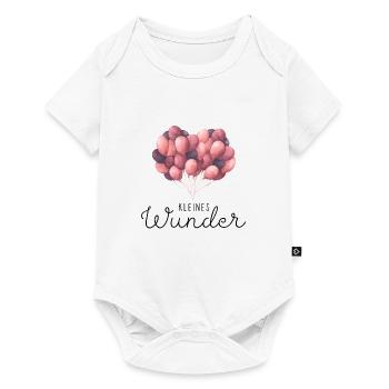 Kleines Wunder | Baby - Baby Premium Kurzarmbody - Weiß - Vorne