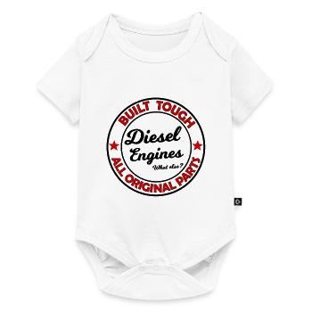 Displacement and Diesel Engine Fans - Baby Premium short-sleeve bodysuit - white - Front