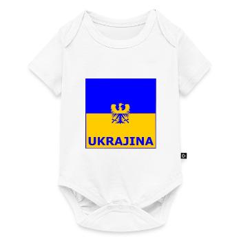 Die Ukraine - Body à manches courtes Premium Bébé - blanc - Devant