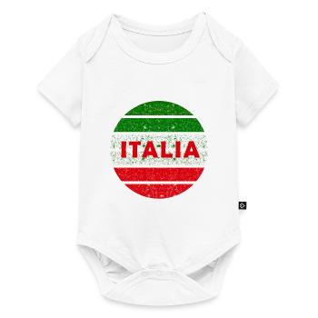 Fans d’Italie - Body à manches courtes Premium Bébé - blanc - Devant